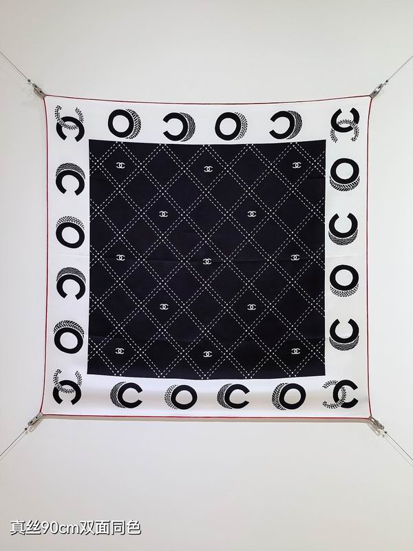 Chanel silk scarf hm (215)