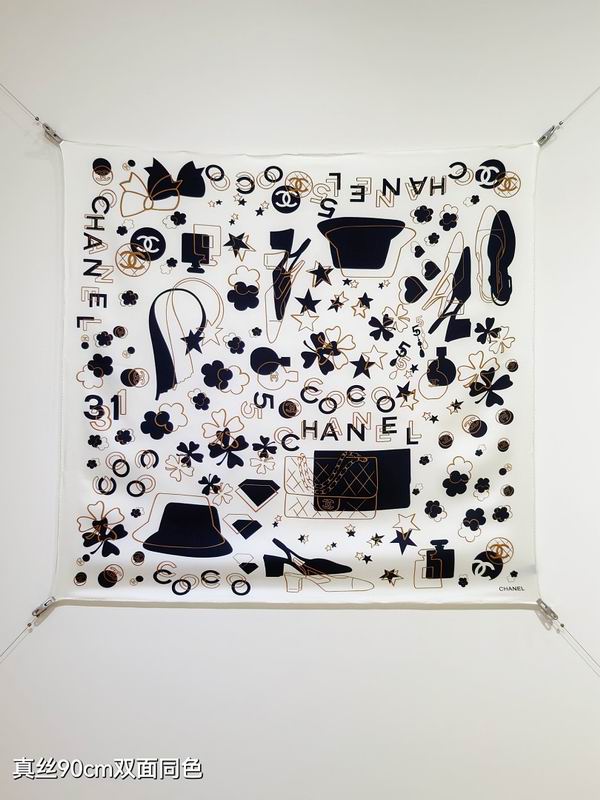 Chanel silk scarf hm (218)
