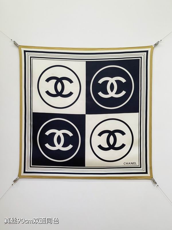 Chanel silk scarf hm (221)