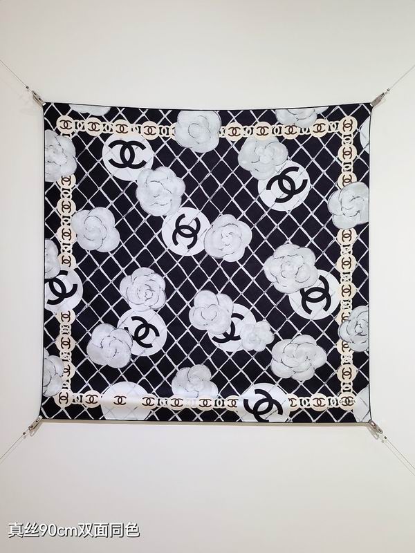 Chanel silk scarf hm (224)