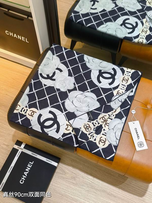Chanel silk scarf hm (225)