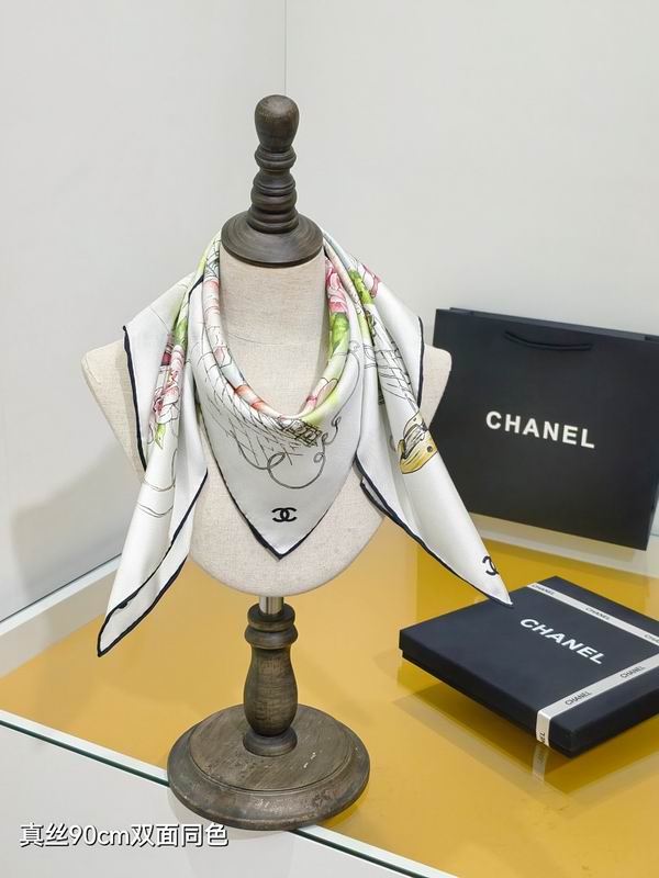 Chanel silk scarf hm (229)