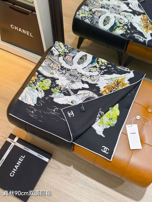 Chanel silk scarf hm (52)