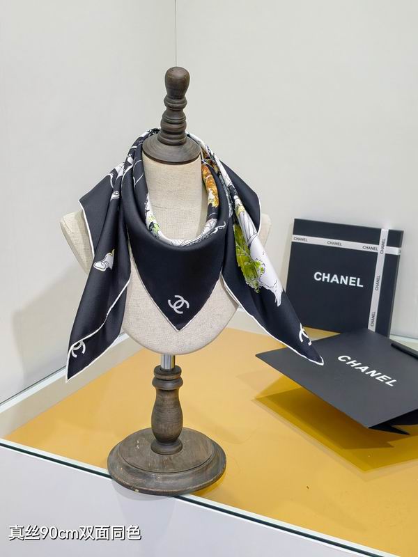 Chanel silk scarf hm (53)