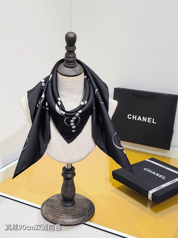 Chanel silk scarf hm (77)
