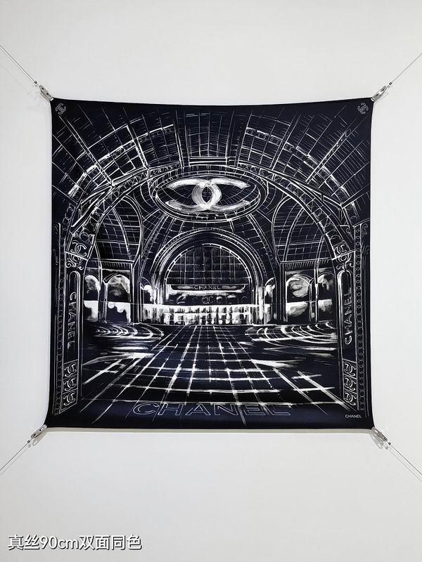 Chanel silk scarf hm (82)
