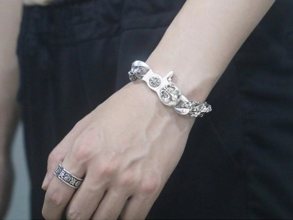 Chrome Hearts Bracelet  04yxs153 (7)