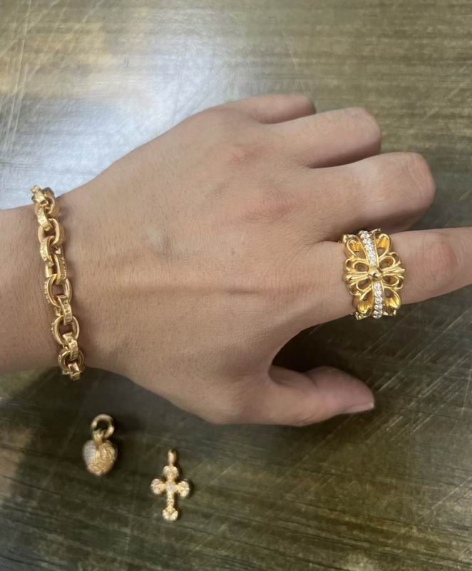 Chrome Hearts Bracelet  04yxs186 (5)