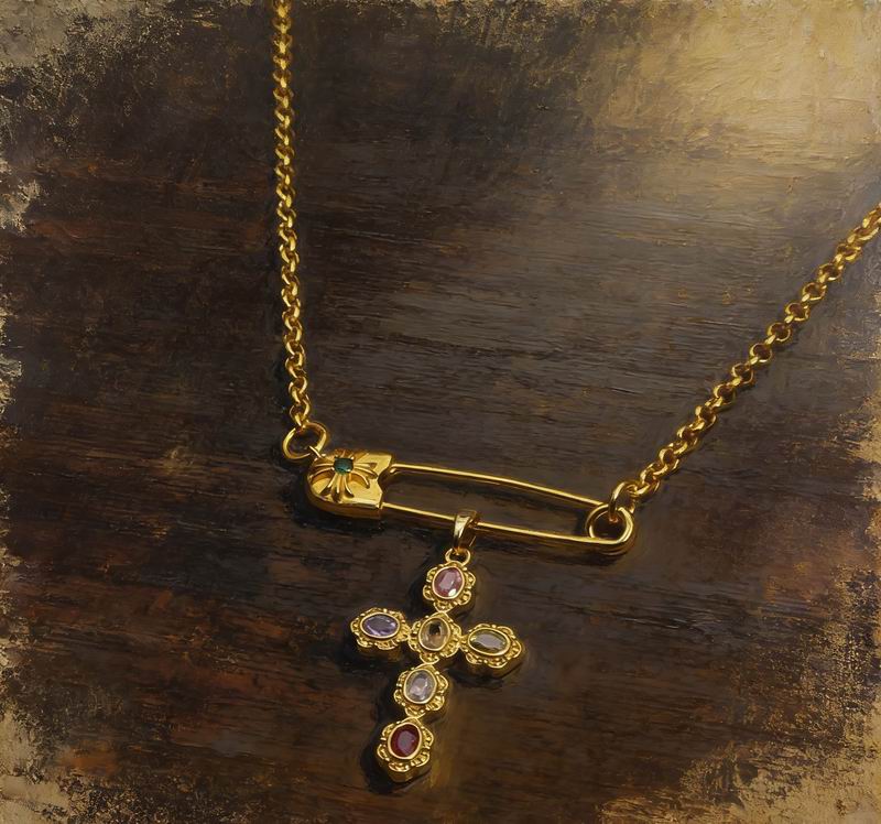 Chrome Hearts Necklace 03yxs228 (3)