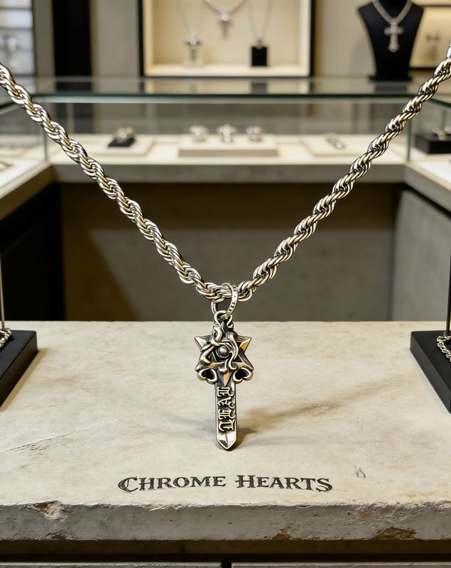 Chrome Hearts Necklace 04yxs474 (4)