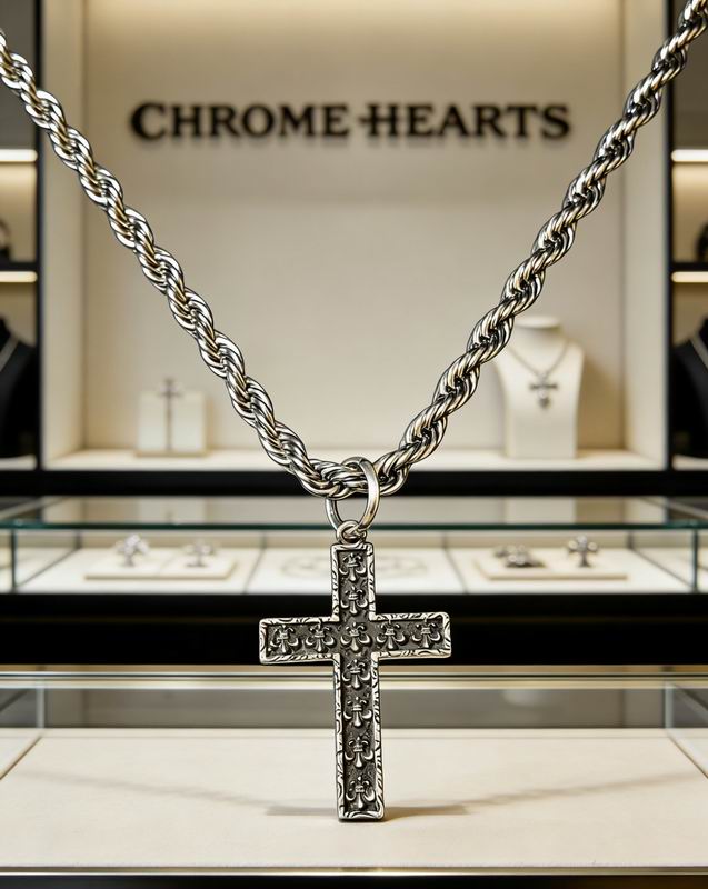 Chrome Hearts Necklace 04yxs477 (2)