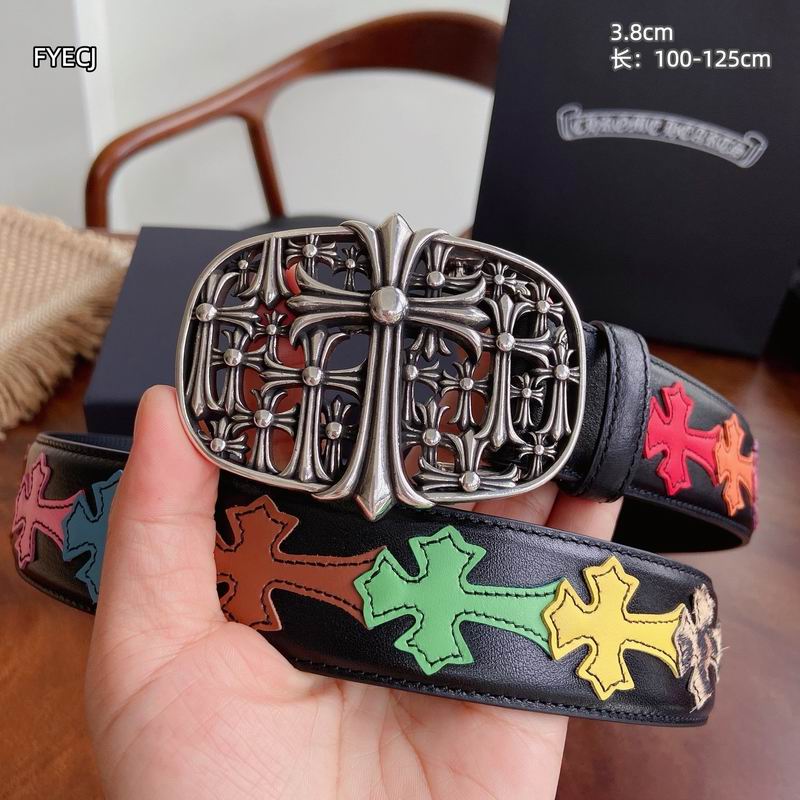 Chrome Hearts belt 38mmX100-125cm 8L (30)