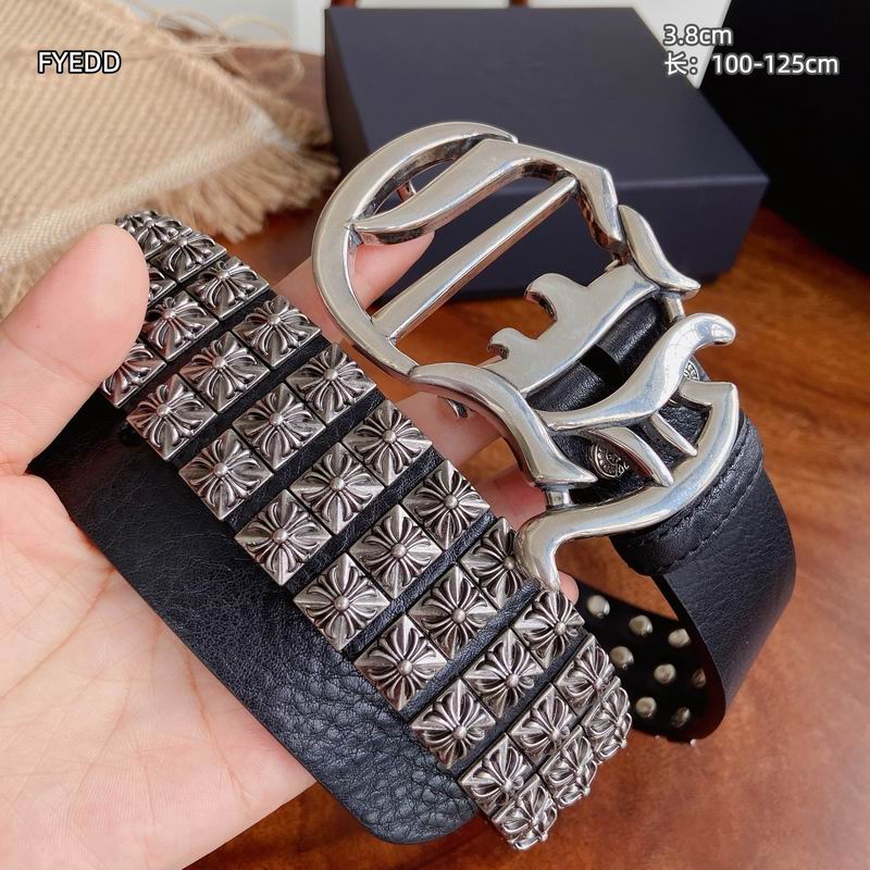 Chrome Hearts belt 38mmX100-125cm 8L (30)