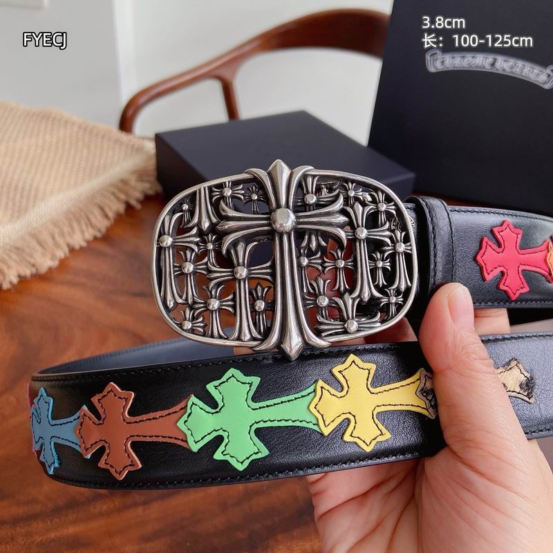 Chrome Hearts belt 38mmX100-125cm 8L (33)