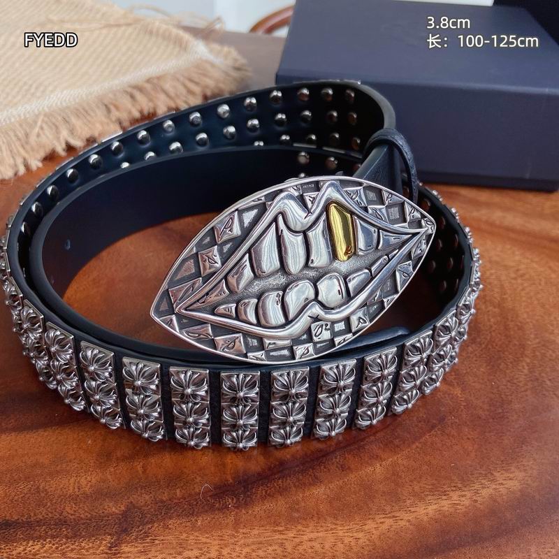 Chrome Hearts belt 38mmX100-125cm 8L (36)