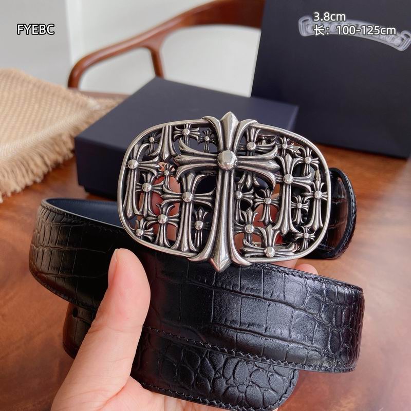 Chrome Hearts belt 38mmX100-125cm 8L (45)