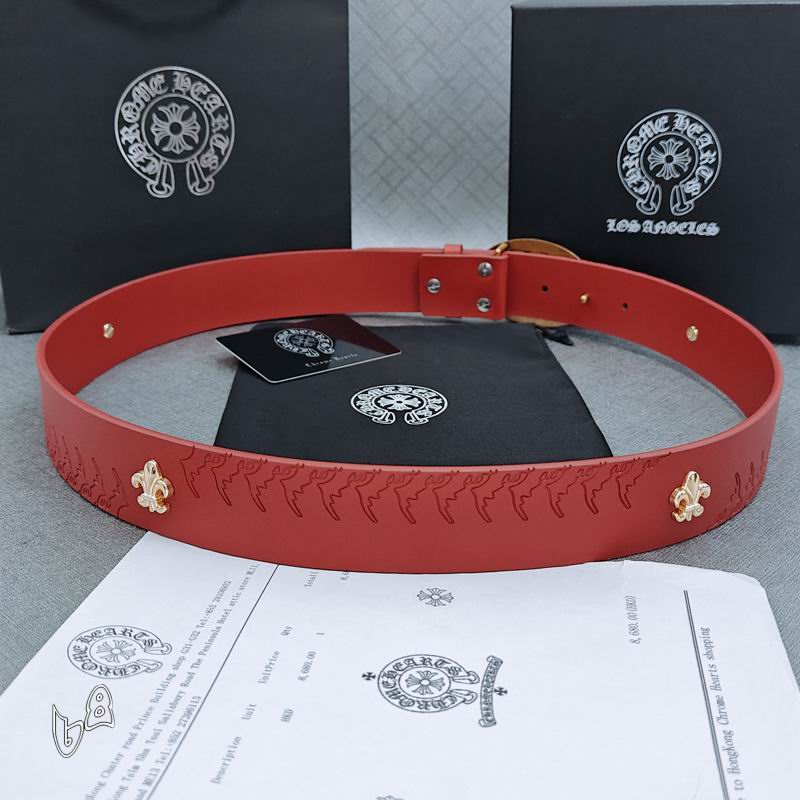 Chrome Hearts belt 38mmX90-125cm 8L (39)