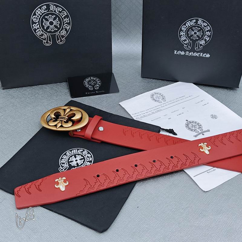 Chrome Hearts belt 38mmX90-125cm 8L (41)
