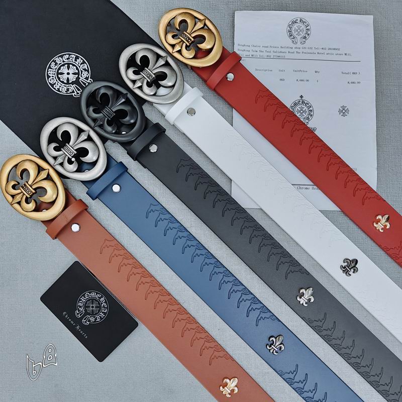Chrome Hearts belt 38mmX90-125cm 8L (42)