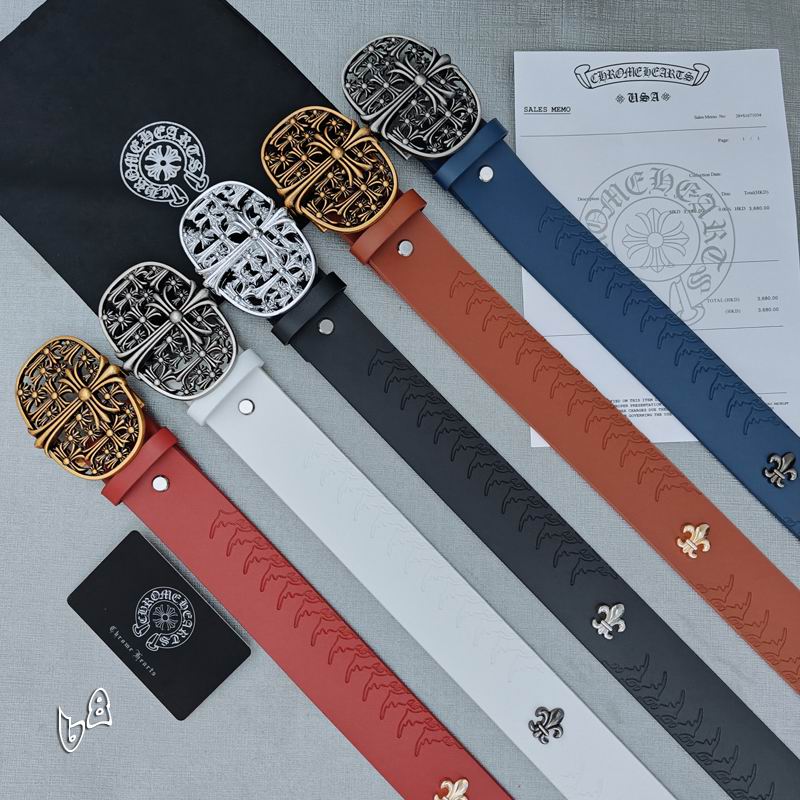Chrome Hearts belt 38mmX90-125cm lb (43)