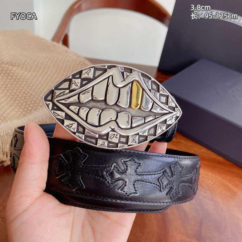 Chrome Hearts belt 38mmX95-125cm 8L (18)