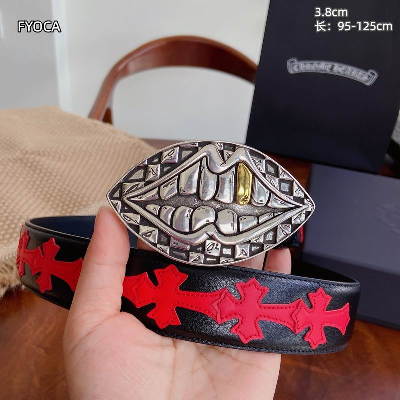Chrome Hearts belt 38mmX95-125cm 8L (21)