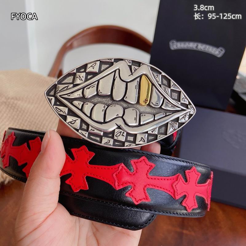 Chrome Hearts belt 38mmX95-125cm 8L (22)