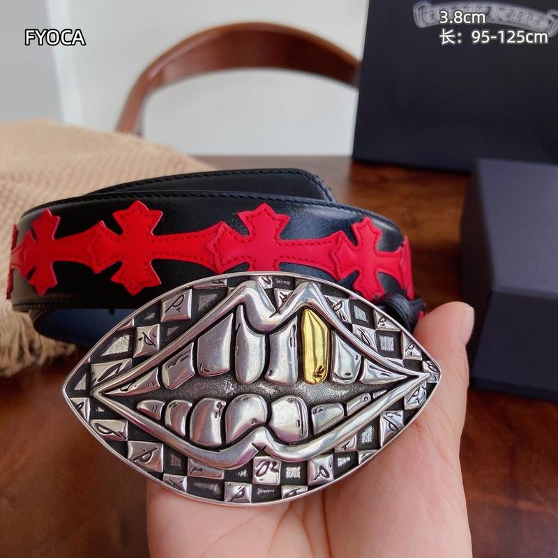 Chrome Hearts belt 38mmX95-125cm 8L (23)