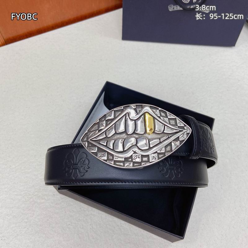 Chrome Hearts belt 38mmX95-125cm 8L (32)