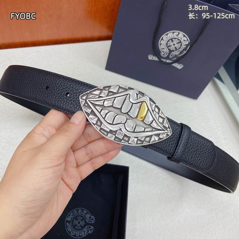 Chrome Hearts belt 38mmX95-125cm 8L (41)