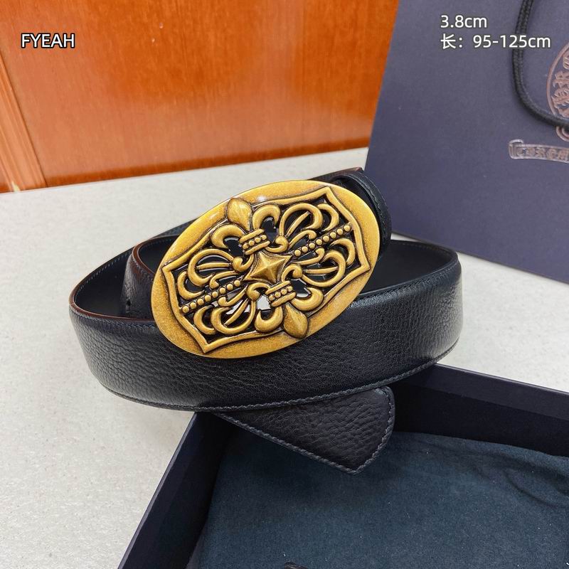 Chrome Hearts belt 38mmX95-125cm 8L (58)