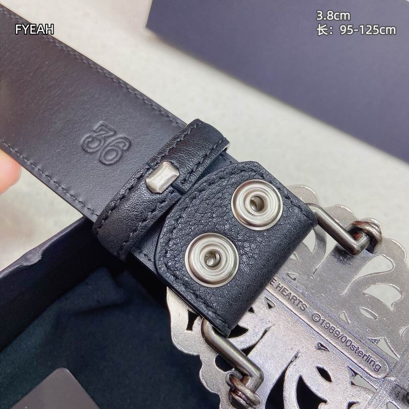 Chrome Hearts belt 38mmX95-125cm 8L (73)