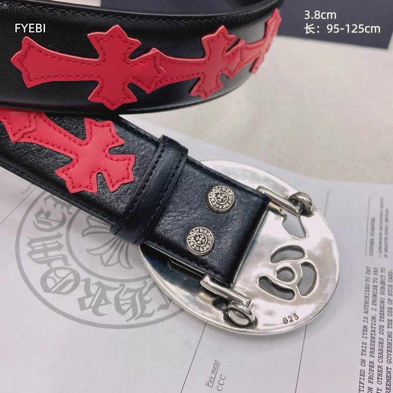 Chrome Hearts belt 38mmX95-125cm 8L (8)