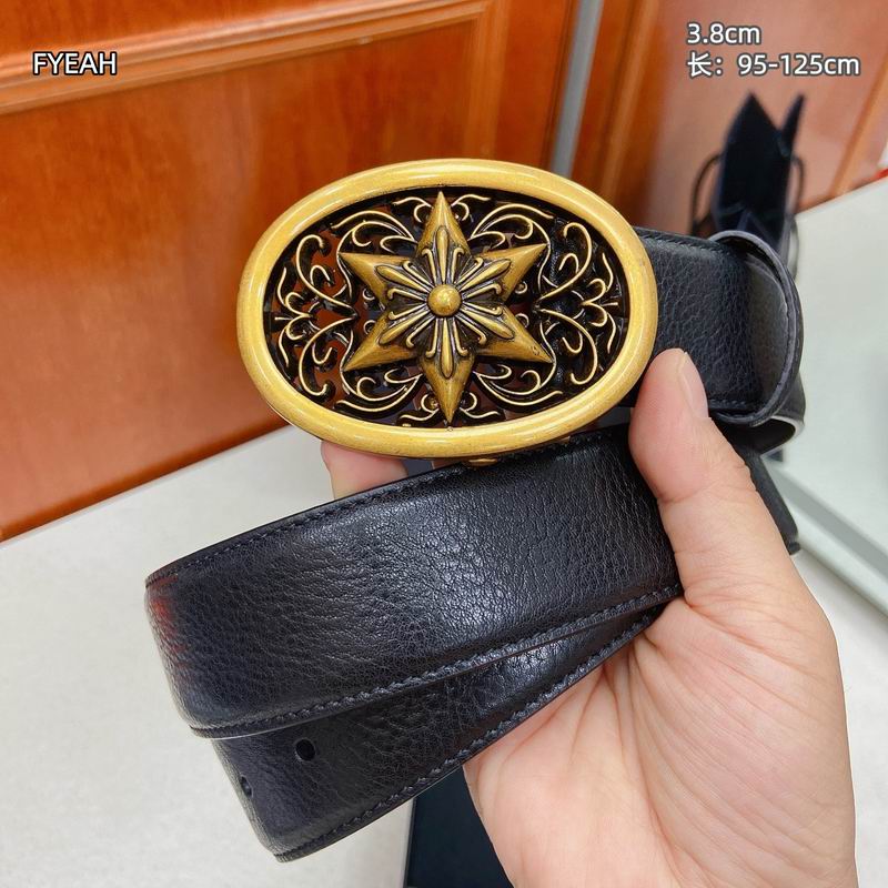 Chrome Hearts belt 38mmX95-125cm 8L (83)