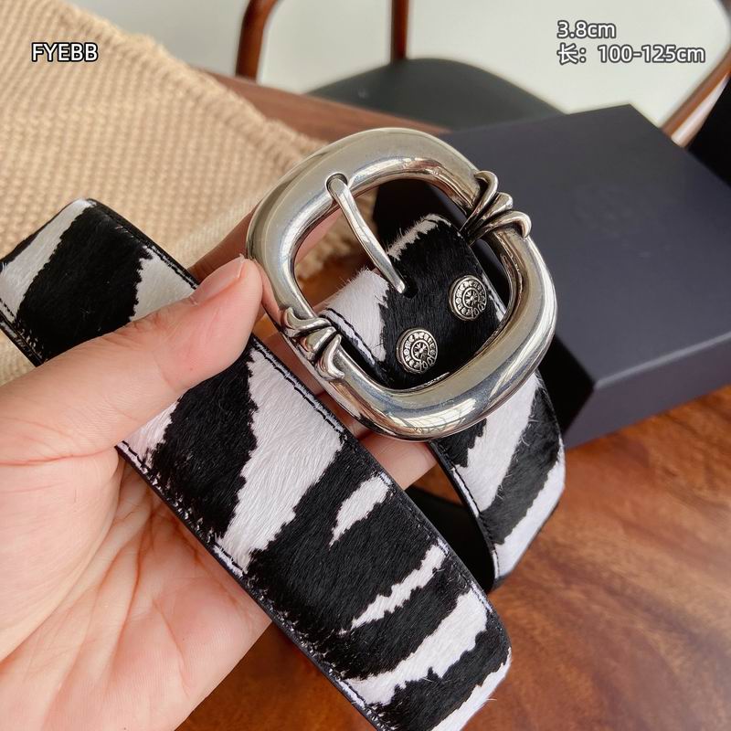 Chrome hearts belt 38mmX100-125cm 8L (38)