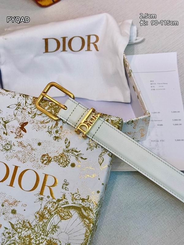 Dior belt 25mmX90-115cm 8L (28)
