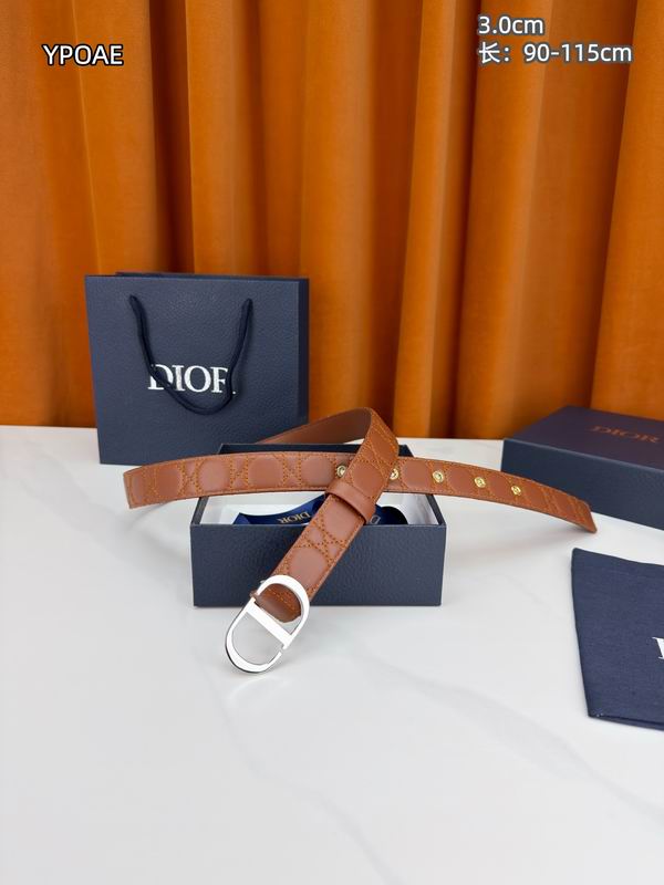 Dior belt 30mmX90-115cm 8L (8)