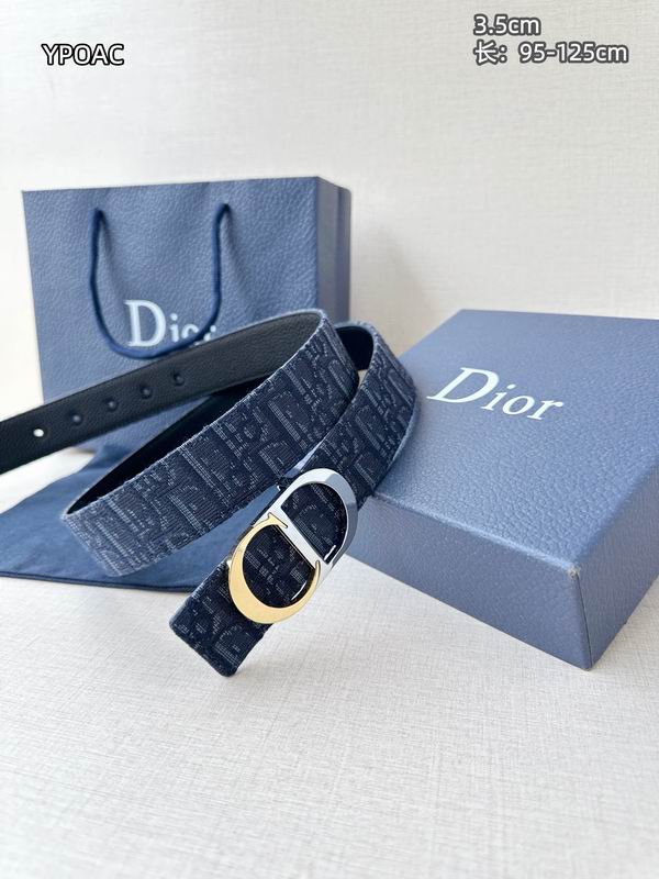 Dior belt 35mmX95-125cm 8L (80)