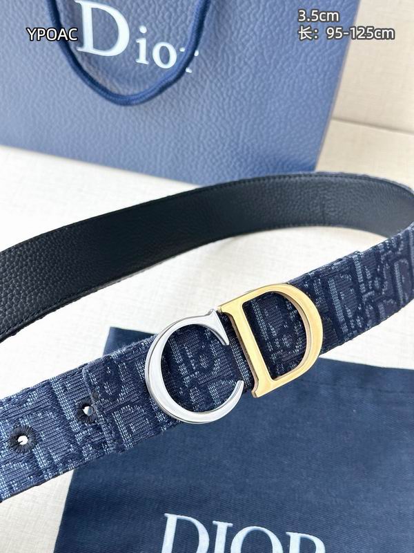Dior belt 35mmX95-125cm 8L (95)