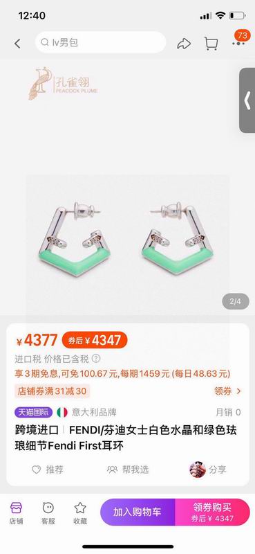 Fendi Earring 03yxs03 (2)