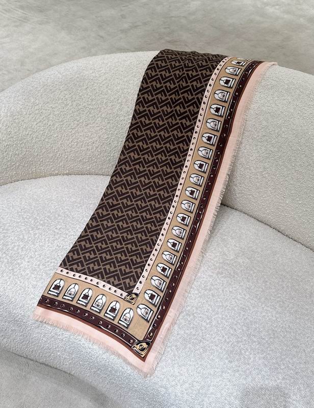 Fendi scarf 135X135cm E29 (4)