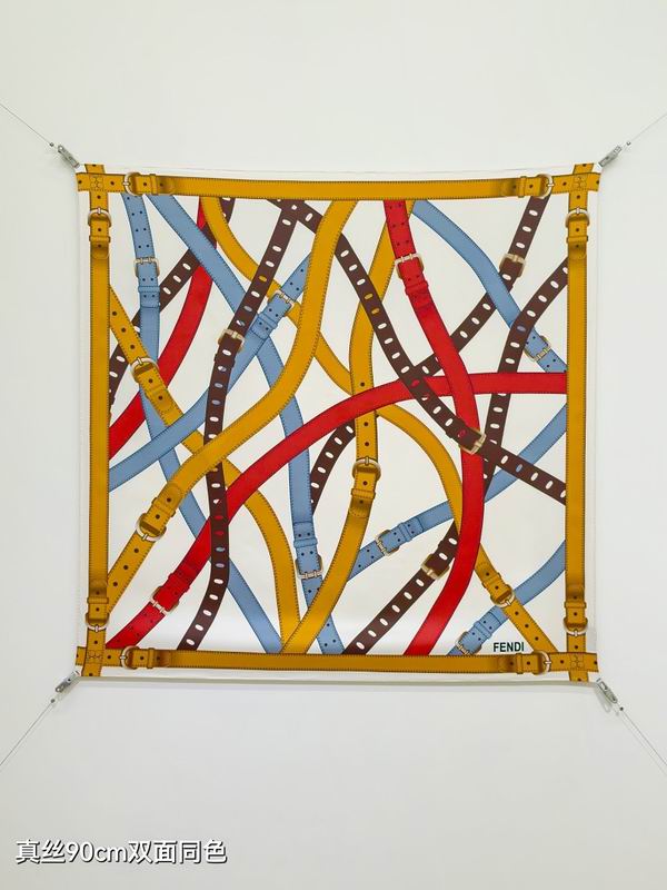 Fendi silk scarf hm (1)