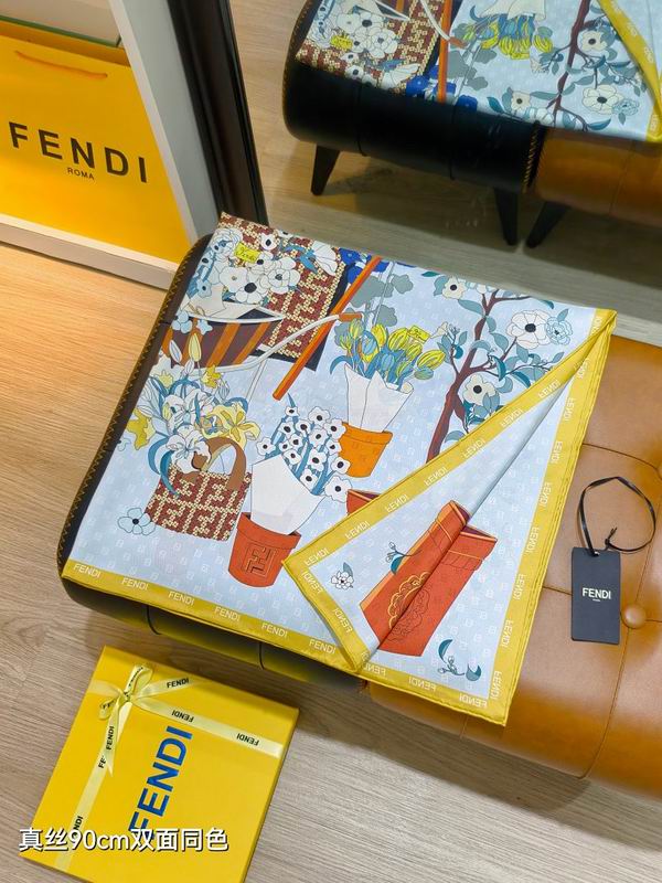 Fendi silk scarf hm (11)