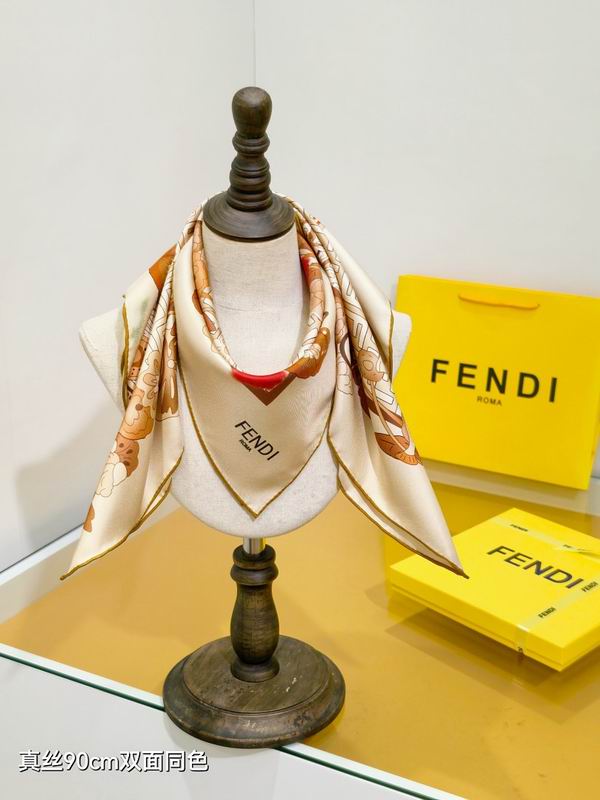 Fendi silk scarf hm (16)