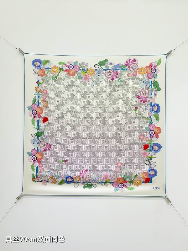 Fendi silk scarf hm (17)
