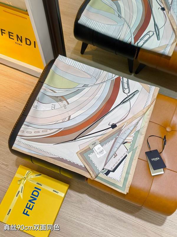 Fendi silk scarf hm (44)