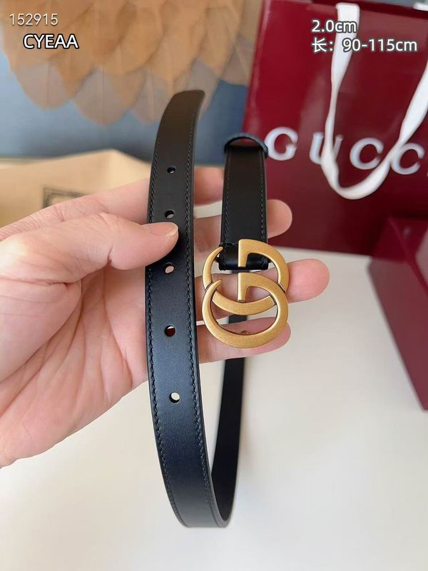 Gucci belt 20mmX90-115cm 8L (10)