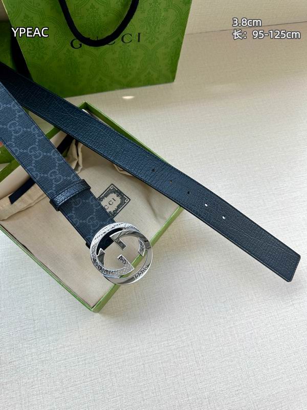 Gucci belt 38mmX95-125cm 8L (7)
