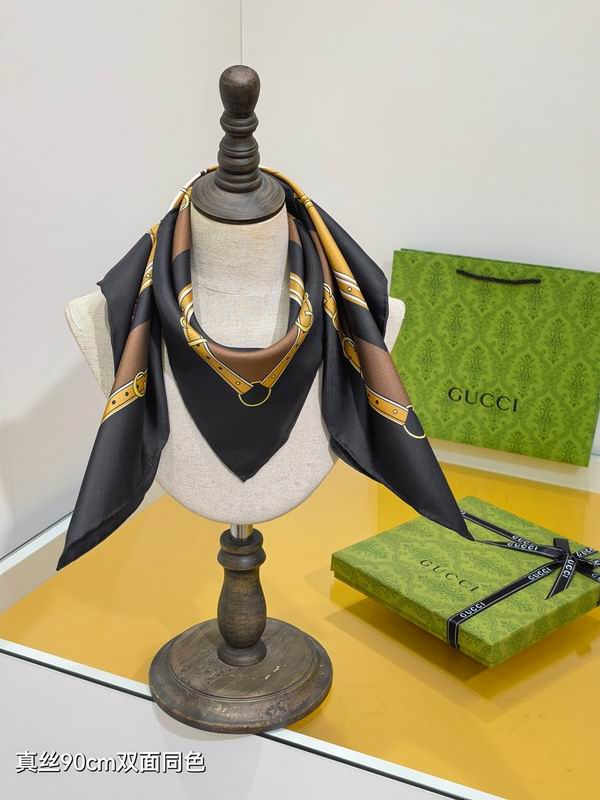Gucci silk scarf hm (110)