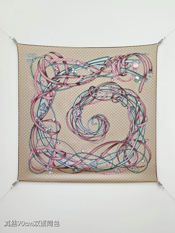 Gucci silk scarf hm (158)